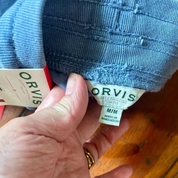 Orvis Women's Light Blue Drawstring Shorts - Picture 5 of 6